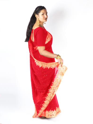 Indischer Sari "Saija"